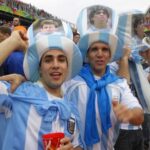 Argentinien Fans bei Fußball WM 2014